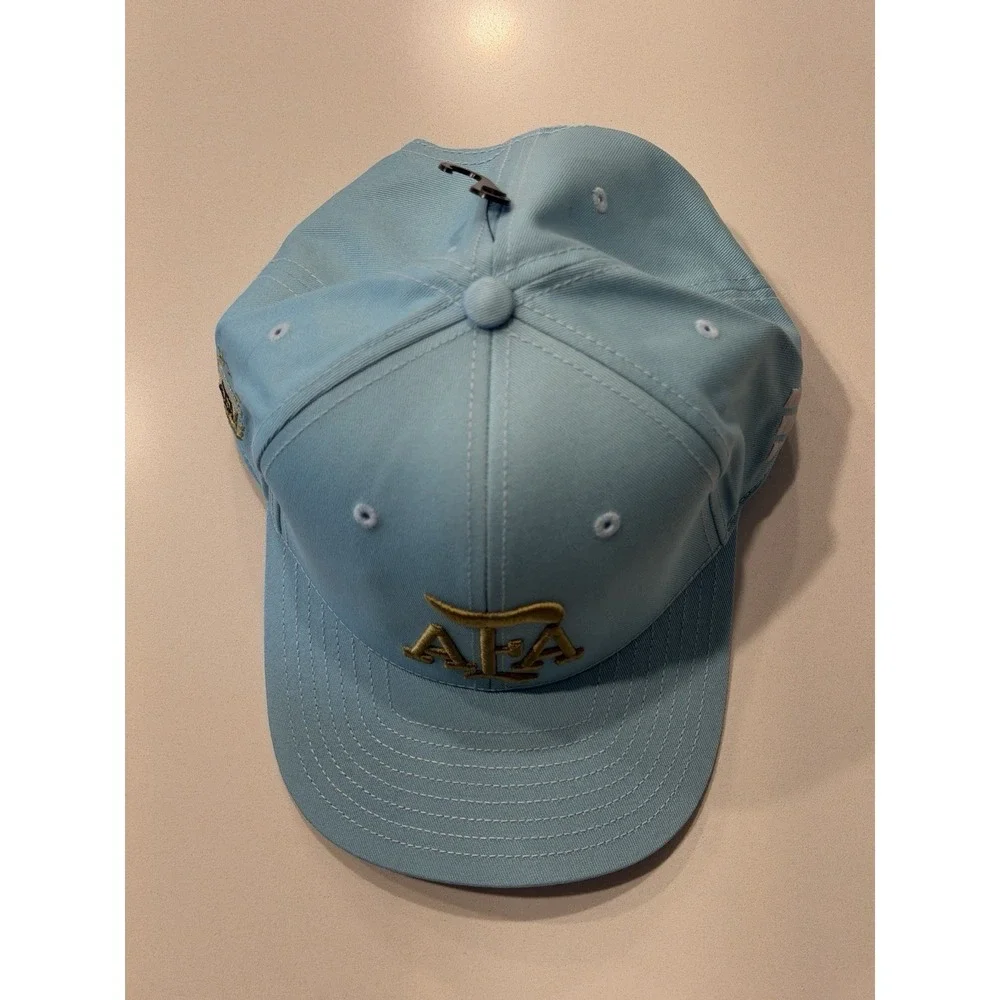 Adidas Argentina AFA Snapback Cap KE1380 Ice Blue White Gold World Champions NWT